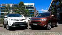 Comparing the Mitsubishi Outlander vs Toyota RAV4, what's better?