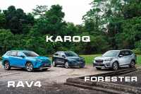 Toyota RAV4 vs Skoda Karoq vs Subaru Forester