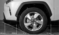 What is the ground clearance for Toyota RAV4?