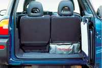 Trunk space of Toyota RAV4 of different years